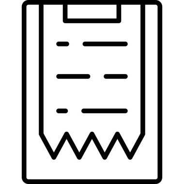 belge simgesi vektör illüstrasyonu