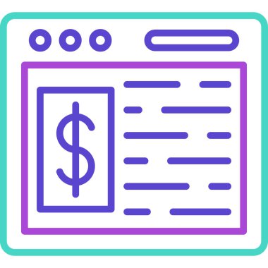 seo modern simgesinin vektör illüstrasyonu