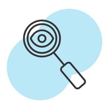 Şeker vektörü ince çizgi simgesi