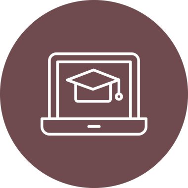 Eğitim simgesinin vektör illüstrasyonu