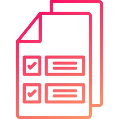 Dosya. Web simgesi basit illüstrasyon