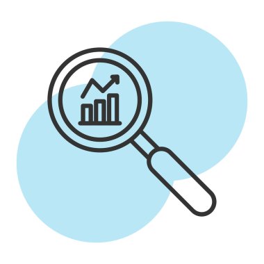 seo modern simgesinin vektör illüstrasyonu