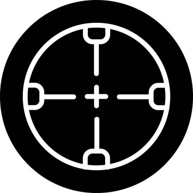 hedef simge vektör illüstrasyonu