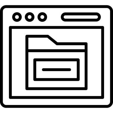 Web tasarım düzeni simgesi, vektör illüstrasyonu