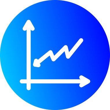 Vektör çizelgesi simgesi, vektör illüstrasyonu