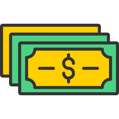 para çantası simgesi, vektör illüstrasyonu