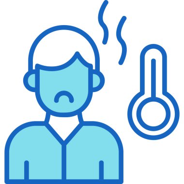 Ateşim var. Web simgesi basit illüstrasyon