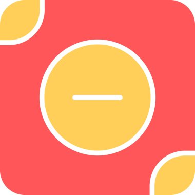 Tek bir yiyecek simgesinin vektör illüstrasyonu