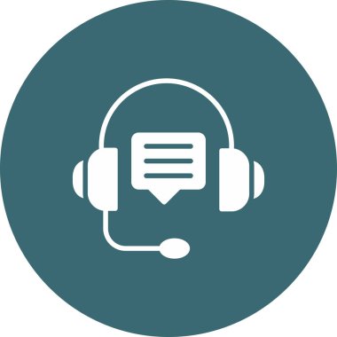 Müşteri servisi vektör simgesi