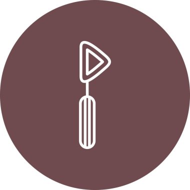 Modern b 'nin vektör illüstrasyonu halat simgesinden yoksun