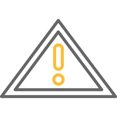 uyarı simgesi vektör illüstrasyonu