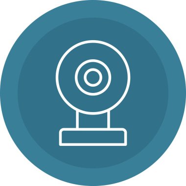 Benzersiz alarm çizgisi vektör simgesi