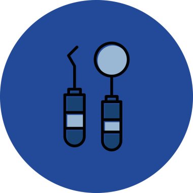 test tübü ikon vektör çizimi