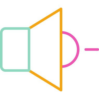 ses simgesi vektör illüstrasyonu
