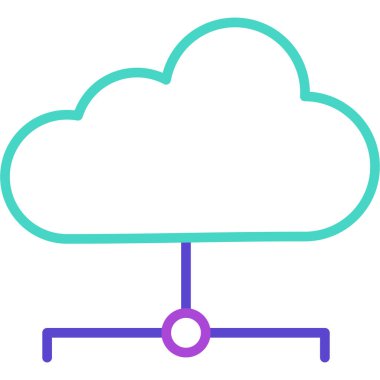 Bulut hesaplama. Web simgesi