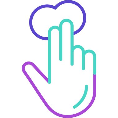 Elini ver. Web simgesi basit illüstrasyon