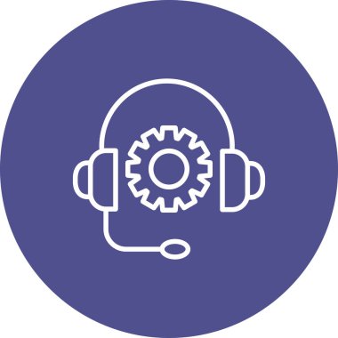 Kulaklıkların vektör simgesi