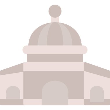 Mimari mimari simgesini düz biçimde inşa etmek