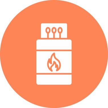 Gaz simgesinin vektör illüstrasyonu