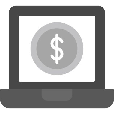 Dolar işareti simgesi, vektör çizimi