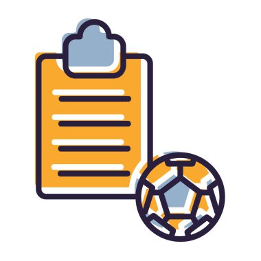 Futbol topu vektör simgesi