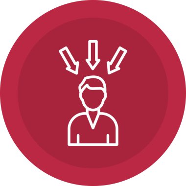 Vektör Adam Simgesi illüstrasyonu