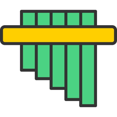 çubuk simgesi vektör illüstrasyonu