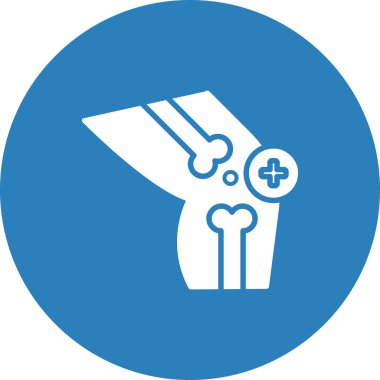 Tıbbi bakım ikonu. Basit resimleme