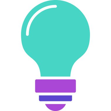 Bir fikrim var. Web simgesi basit illüstrasyon