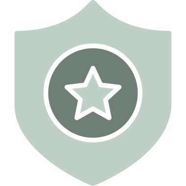 Rozet. Web simgesi basit tasarım