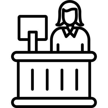 Yargıç Icon. Beyaz arkaplanda izole edilmiş web tasarımı için ana yargıç vektör simgesi