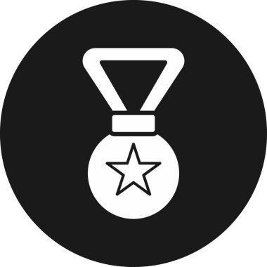 Modern b 'nin vektör illüstrasyonu ödül ikonundan yoksun