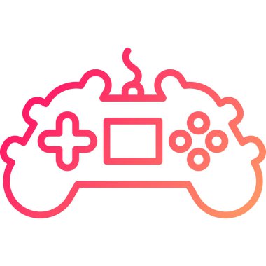 Oyun kolu. Web simgesi basit illüstrasyon