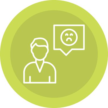 Modern simgenin vektör illüstrasyonu