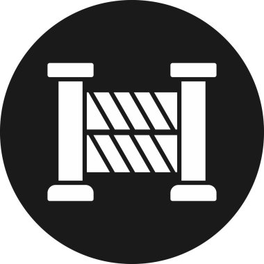 Modern b 'nin vektör illüstrasyonu inşa simgesinden yoksun