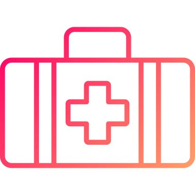 İlk yardım kiti vektör illüstrasyon tasarımı