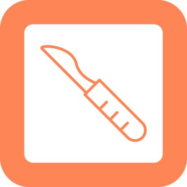 Bir termometre simgesinin vektör çizimi