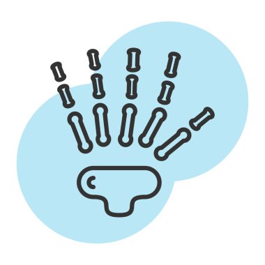 Ayak izi tutan bir el.