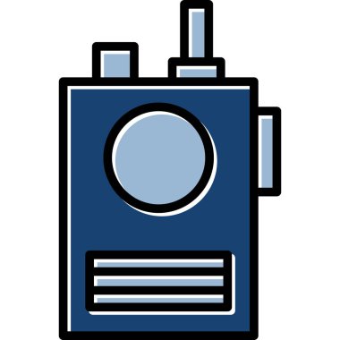 elektronik aygıt simgesi. Elektronik aygıt vektör simgesi rengi düz izole