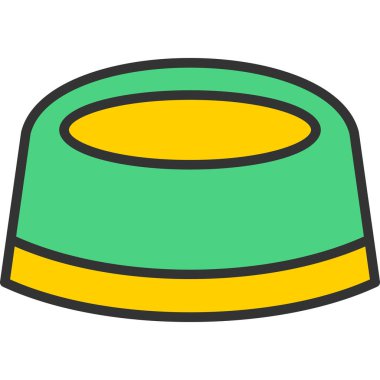 Şapka simgesi vektör illüstrasyonu