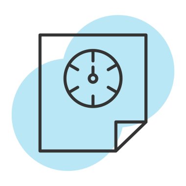 Alarm saat vektör simgesi