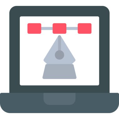 bilgisayar simgesi vektör illüstrasyonu