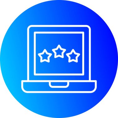 dizüstü bilgisayar simgesi, vektör illüstrasyonu