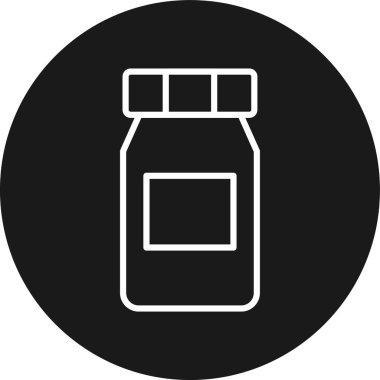 şişe simgesi vektör illüstrasyonu