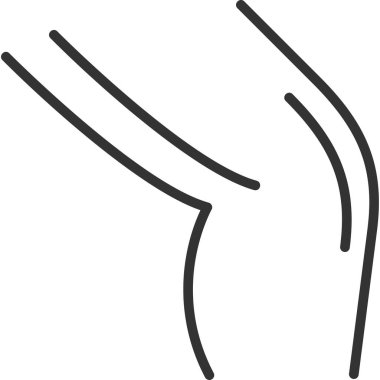 diz ağrısı ikonu ana hatlarıyla