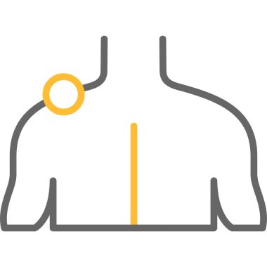 Kışlık giysilerin vektör simgesi