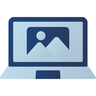 video vektörü düz renk simgesi