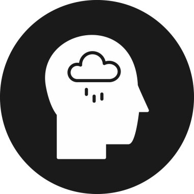 Vektör Beyin simgesi illüstrasyonu