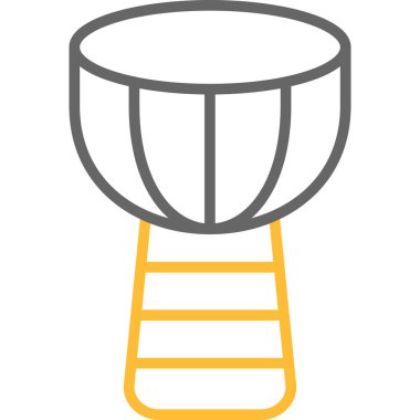 Davullar. Web simgesi basit illüstrasyon