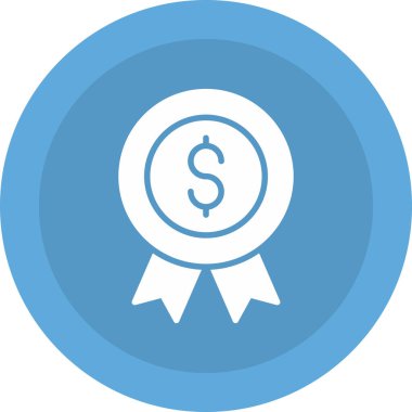 Dolar. Web simgesi basit illüstrasyon